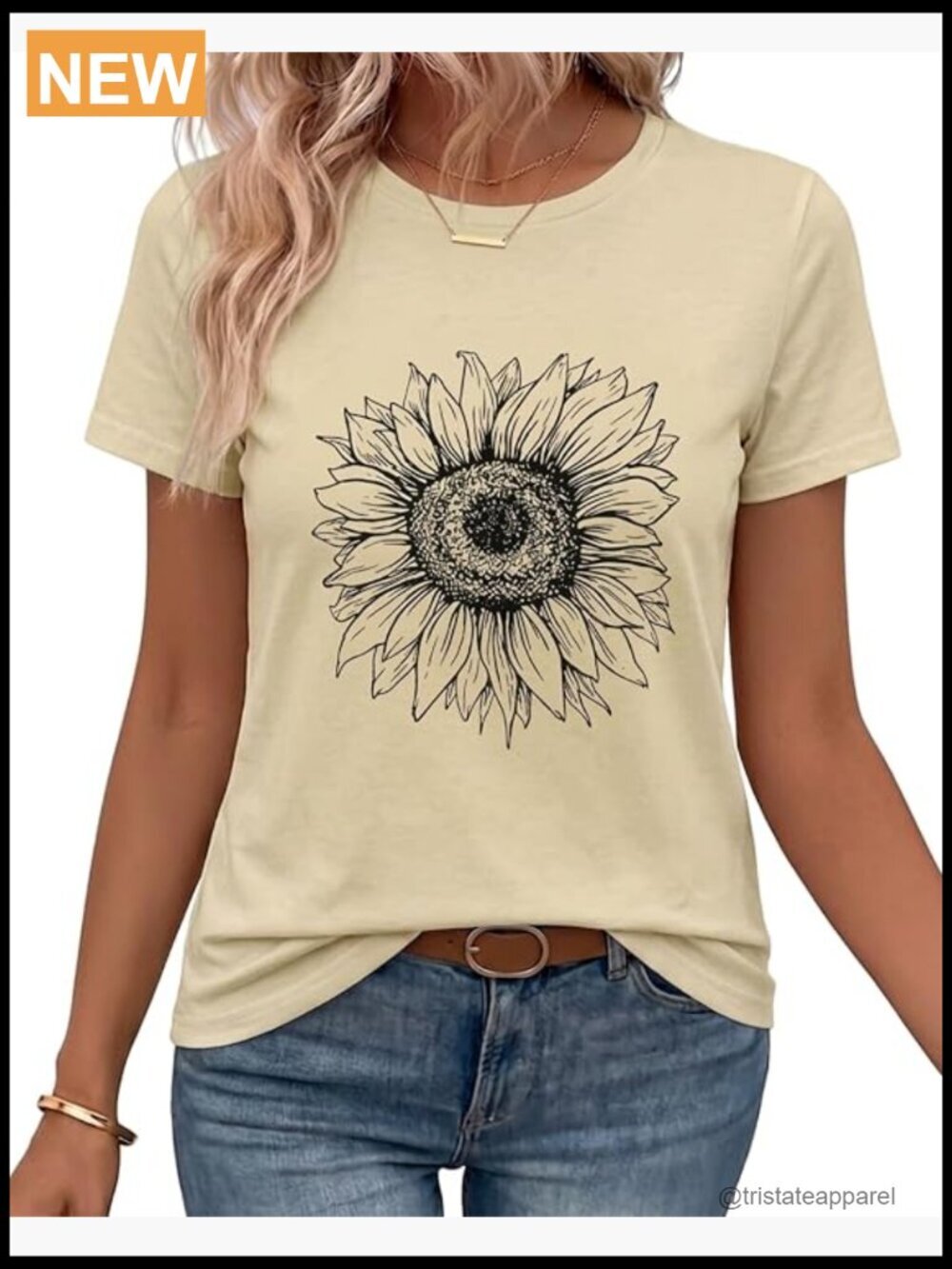 Graphic Short Sleeve Tee Crewneck Loose Fit Summer Top